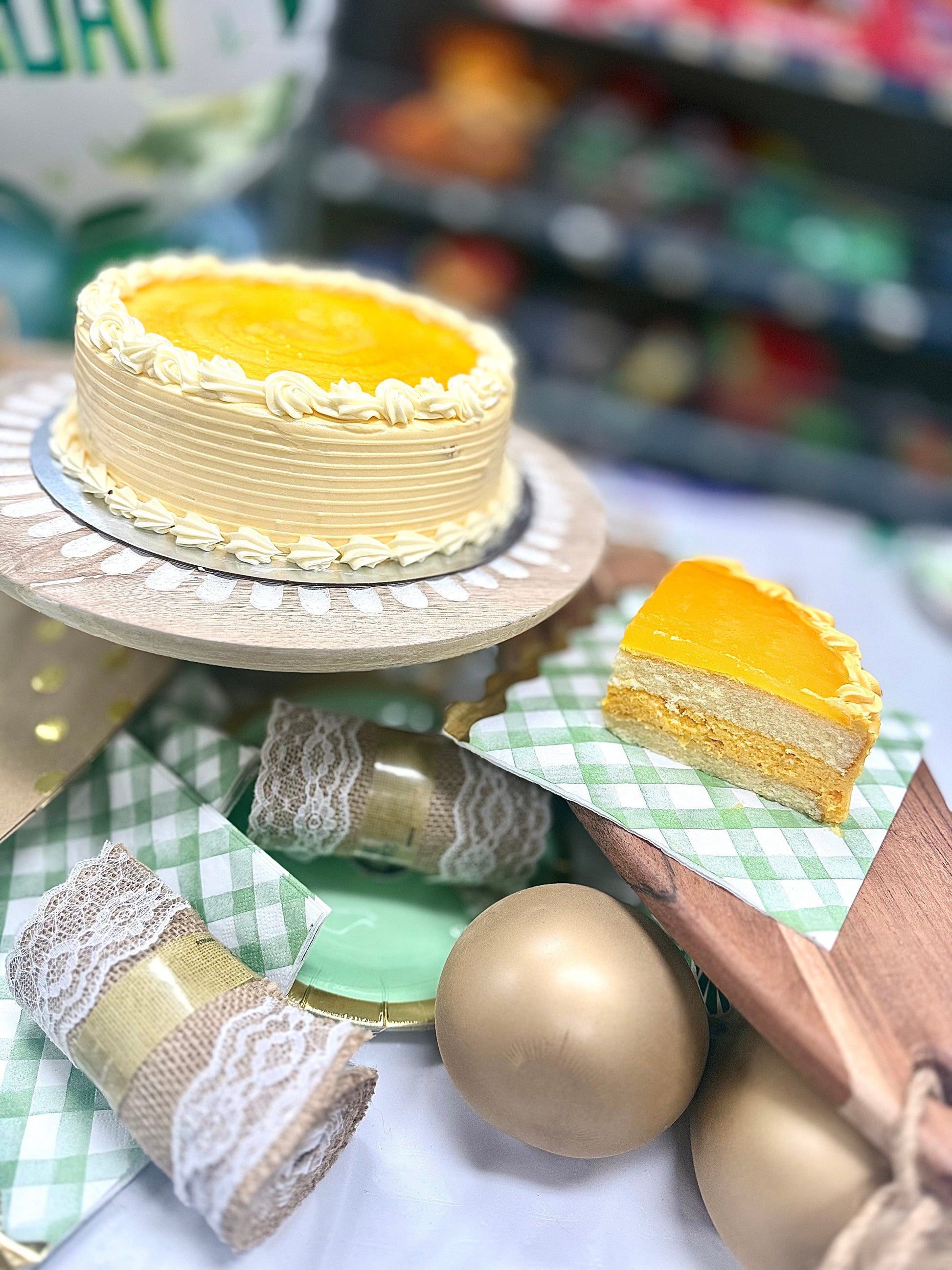 Mango Mousse Cake