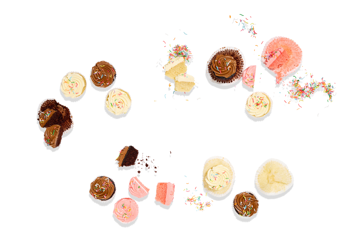 The French Kitchen Mixed Cupcakes