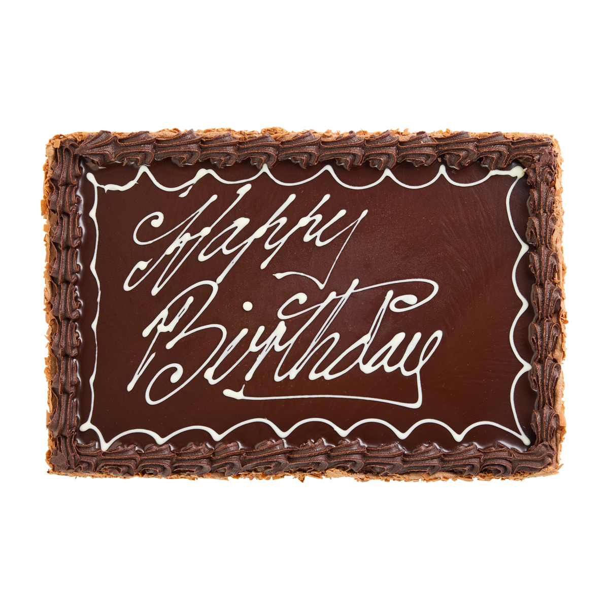 The French Kitchen French Mud Cake Happy Birthday