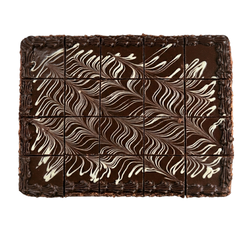 The French Kitchen Half Slab Pre cut cake