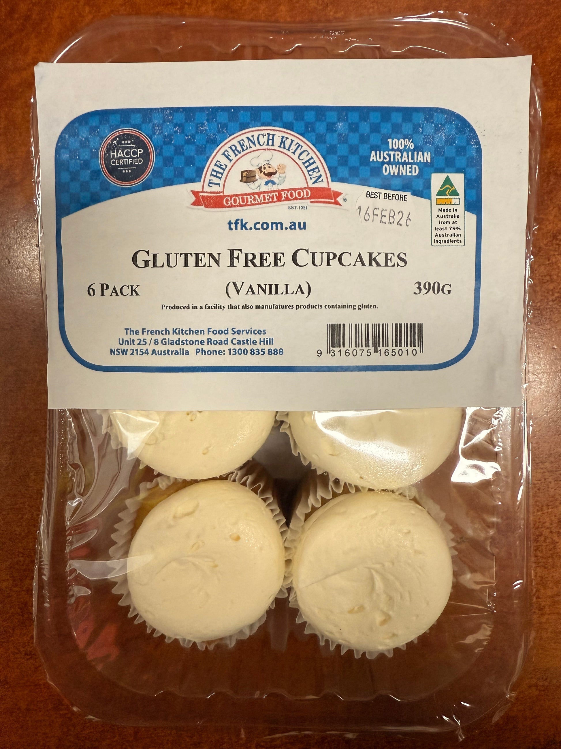 TFK Gluten Free Cupcakes