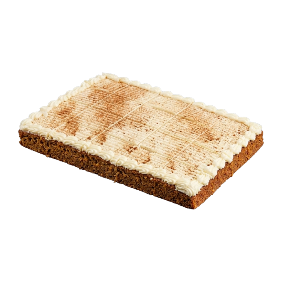 The French Kitchen Half Slab Pre cut cake