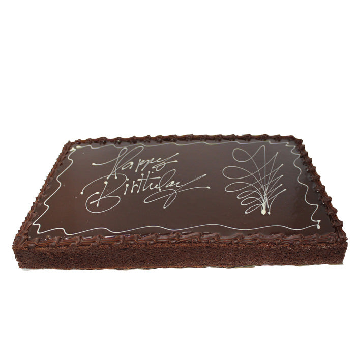 Chocolate "Happy Birthday" Cake