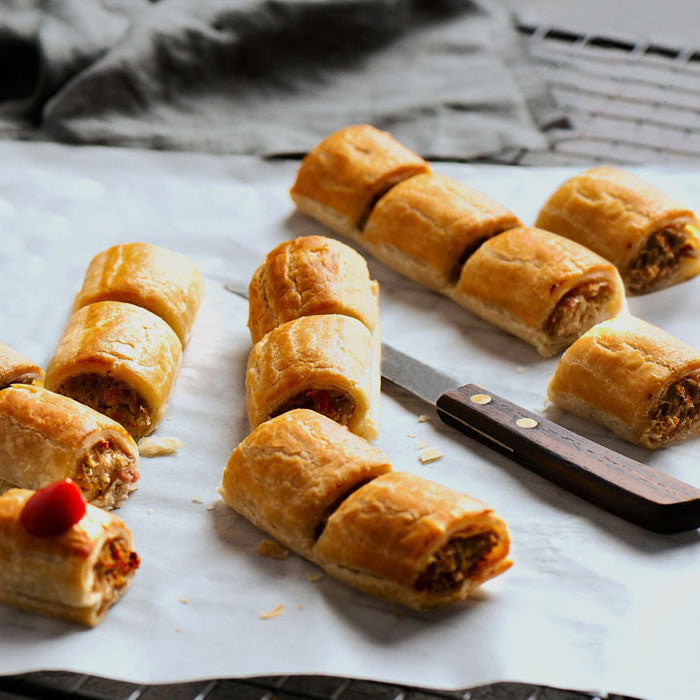 Beef Cocktail Sausage Roll 24pk | Gourmet | The French Kitchen Castle Hill 