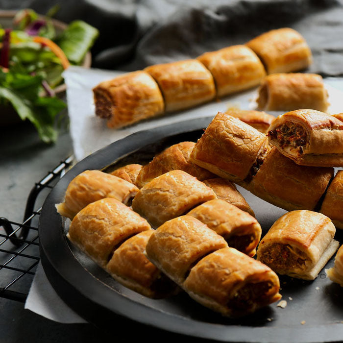 Beef Cocktail Sausage Roll 24pk | Gourmet | The French Kitchen Castle Hill 