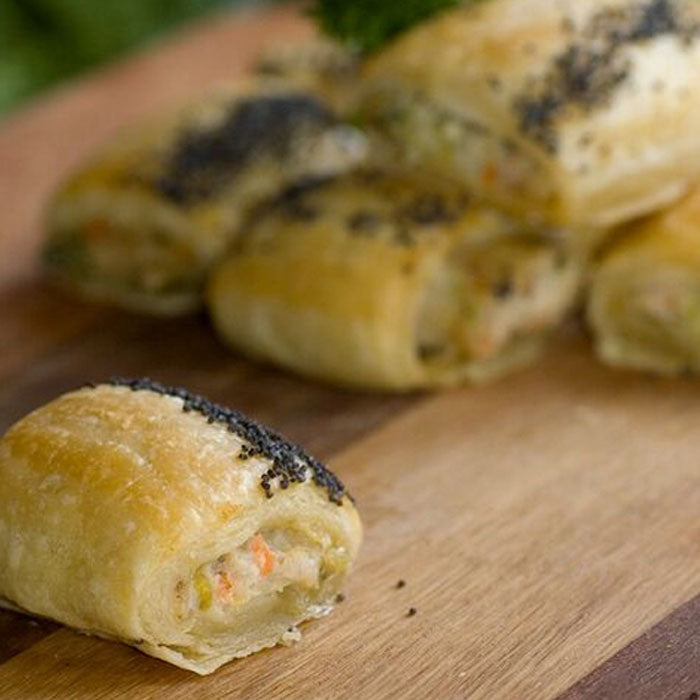 Sausage Rolls Cocktail 24 pk | Vegetable | The French Kitchen Castle Hill 