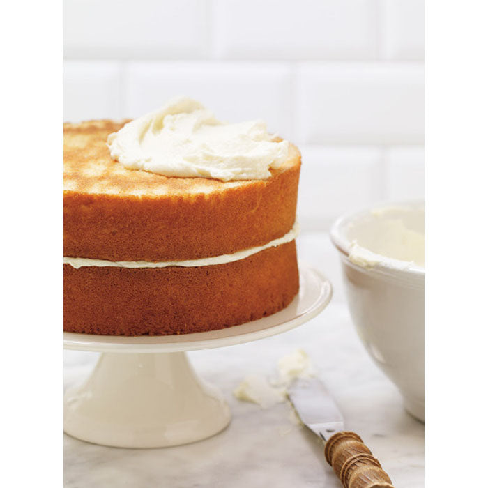 Uniced Vanilla Cake 9" Round | Vanilla Naked Cakes | The French Kitchen Castle Hill